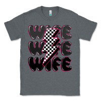 Charcoal Heather wife wife wife Classic Tee - MaliasSmallBusiness