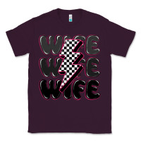 Plum wife wife wife Classic Tee - MaliasSmallBusiness