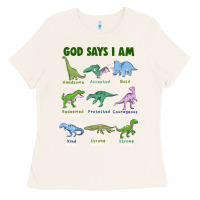 Bone god says i am dinosaurs Ladies Tee - JahusDesignShop