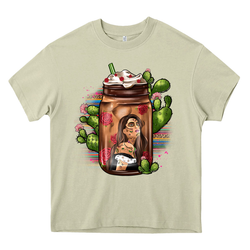 Mexican Coffee Cup Cactus Heavy Core Tee by JahusDesignShop | Teevron