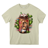 Mossy mexican coffee cup cactus Heavy Core Tee - JahusDesignShop