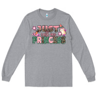 Heather Grey just call me princess Long Sleeve Tee - MaliasSmallBusiness