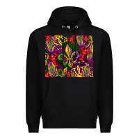 Black mardi gras Premium Hoodie - CowGirlArtShop