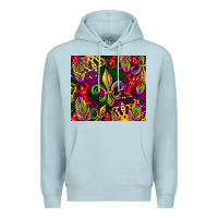 Blue Mist mardi gras Premium Hoodie - CowGirlArtShop