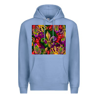 Colony Blue mardi gras Premium Hoodie - CowGirlArtShop
