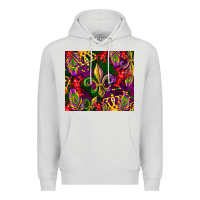 Dove Grey mardi gras Premium Hoodie - CowGirlArtShop