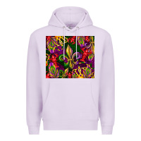 Lilac mardi gras Premium Hoodie - CowGirlArtShop