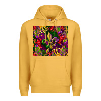 Mustard mardi gras Premium Hoodie - CowGirlArtShop