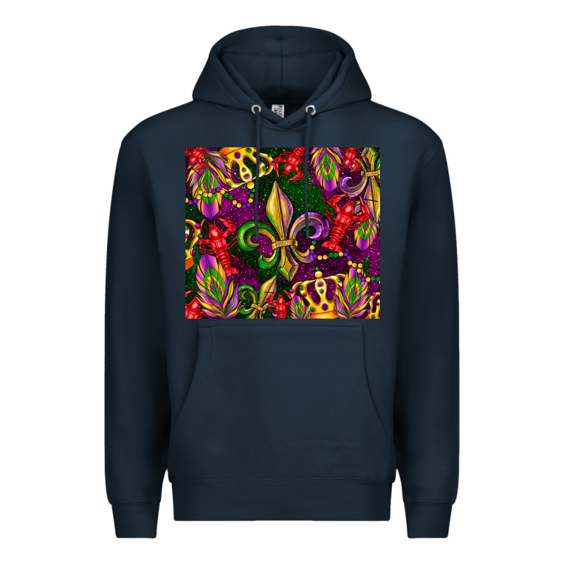 Mardi Gras Premium Hoodie by CowGirlArtShop | Teevron