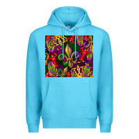 Ocean Blue mardi gras Premium Hoodie - CowGirlArtShop