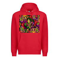 Red mardi gras Premium Hoodie - CowGirlArtShop