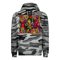 Slate Camo mardi gras Premium Hoodie - CowGirlArtShop