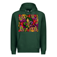 Sports Green mardi gras Premium Hoodie - CowGirlArtShop