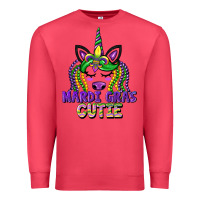 Cardinal mardi gras cutie unicorn Premium Sweatshirt - CowGirlArtShop