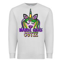 Dove Grey mardi gras cutie unicorn Premium Sweatshirt - CowGirlArtShop