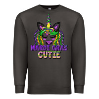 Smoke mardi gras cutie unicorn Premium Sweatshirt - CowGirlArtShop