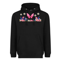 Black butterflies and flowers Heavyweight Hoodie - TumblerDesignByShophia