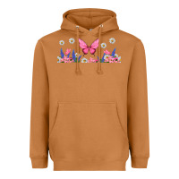 Meerkat butterflies and flowers Heavyweight Hoodie - TumblerDesignByShophia