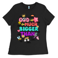 Black god is bigger design Ladies Tee - JahusDesignShop