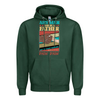 Sports Green Any man can be a father But it take someone special to be a Pawpaw Zipper Hoodie - Bettercallsaul