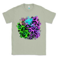 Matcha Colorful Leopard patch Classic Tee - RanaPortraitStore