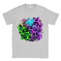 Moon Dust Colorful Leopard patch Classic Tee - RanaPortraitStore