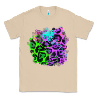 Mushroom Colorful Leopard patch Classic Tee - RanaPortraitStore