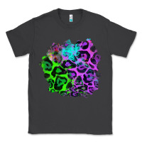 Smoke Colorful Leopard patch Classic Tee - RanaPortraitStore