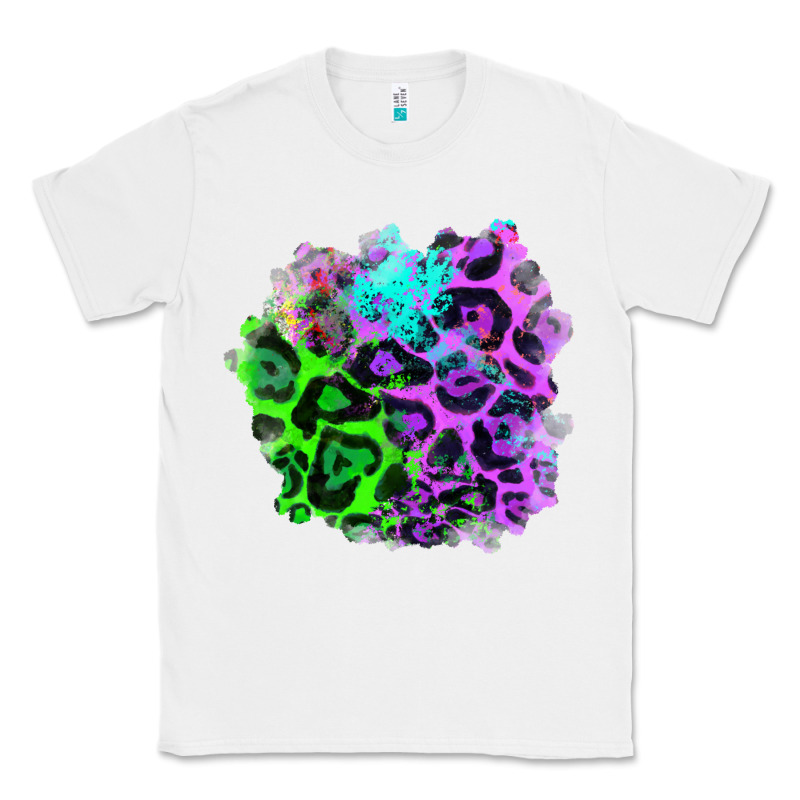 Colorful Leopard Patch Classic Tee by RanaPortraitStore | Teevron