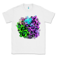 White Colorful Leopard patch Classic Tee - RanaPortraitStore