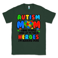 Sports Green autism mom some people look up to their heroes i'm Classic Tee - JahusDesignShop