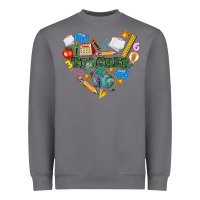 Storm teacher heart Heavyweight Sweatshirt - NancyCooperArtShop