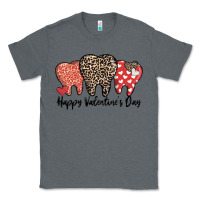 Charcoal Heather dentist happy valentines day Classic Tee - MaliasSmallBusiness