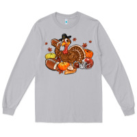 Moon Dust football turkey thanksgiving Long Sleeve Tee - MaliasSmallBusiness