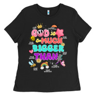 Black god is bigger design Ladies Tee - JahusDesignShop