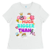 White god is bigger design Ladies Tee - JahusDesignShop