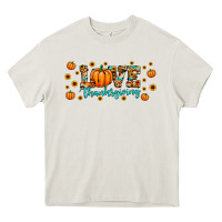 Cream love thanksgiving Heavy Core Tee - JahusDesignShop