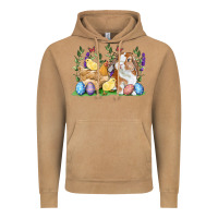 Vintage Camel Easter bunny and chicks with floral Vintage Hoodie - RanaPortraitStore
