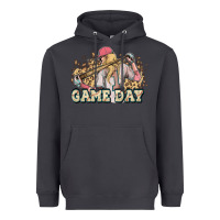 Smoke game day baseball leopard Heavyweight Hoodie - HowdyJamesFarm