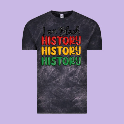 I Am Black History Vintage Tee Designed By Maliassmallbusiness