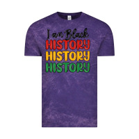 Cloud Purple i am black history Vintage Tee - MaliasSmallBusiness