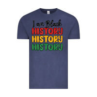Vintage Denim i am black history Vintage Tee - MaliasSmallBusiness