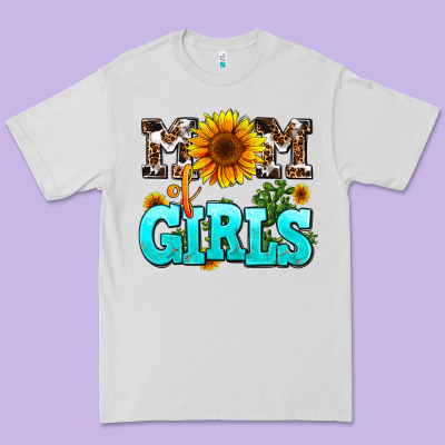 Mom Of Girls Premium Tee Designed By Adodesignshop