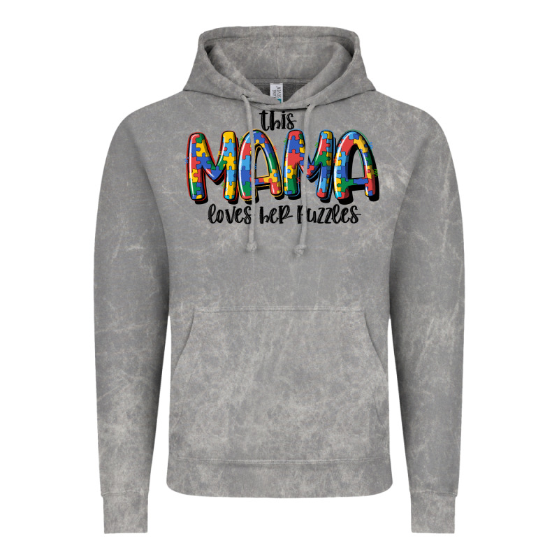 This Mama Loves Her Puzzle Vintage Hoodie by MaliasSmallBusiness | Teevron