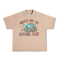 Burro books are my social life Urban Heavy Tee - MaliasSmallBusiness