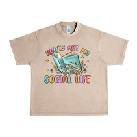 French Oak books are my social life Urban Heavy Tee - MaliasSmallBusiness