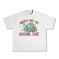 Lunar Rock books are my social life Urban Heavy Tee - MaliasSmallBusiness