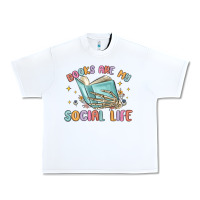 White books are my social life Urban Heavy Tee - MaliasSmallBusiness