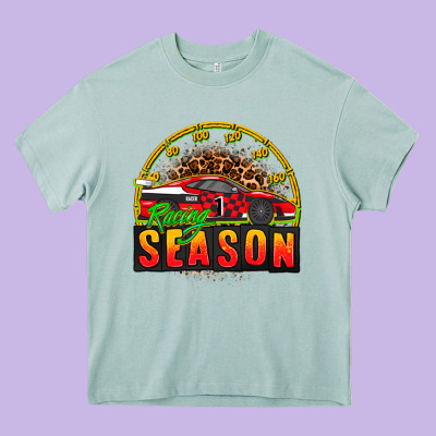 Racing Season Heavy Core Tee Designed By Adodesignshop