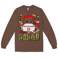 Chestnut nurse squad Long Sleeve Tee - MaliasSmallBusiness